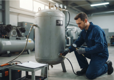 Maintenance périodique des réservoirs sous pression d&rsquo;air comprimé
