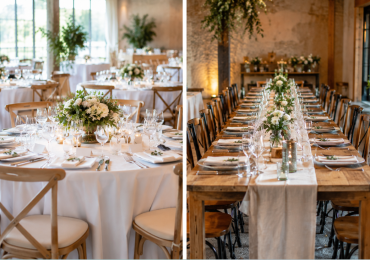Tables rondes ou tables rectangulaires (banquet) : impact sur le plan de table